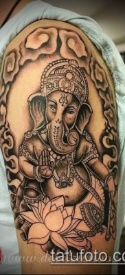 Фото тату Ганеша — 21072017 — пример — 018 Ganesha tattoo