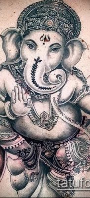 Фото тату Ганеша — 21072017 — пример — 020 Ganesha tattoo