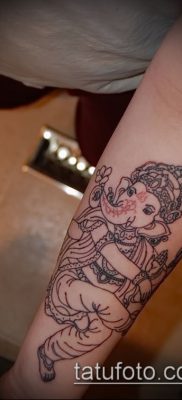 Фото тату Ганеша — 21072017 — пример — 022 Ganesha tattoo
