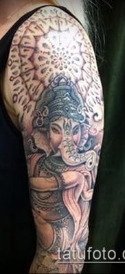 Фото тату Ганеша — 21072017 — пример — 024 Ganesha tattoo