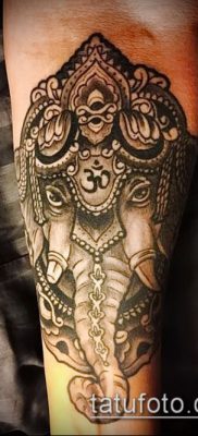 Фото тату Ганеша — 21072017 — пример — 025 Ganesha tattoo