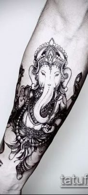 Фото тату Ганеша — 21072017 — пример — 027 Ganesha tattoo