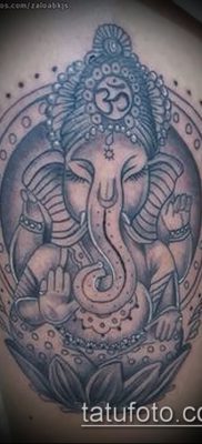 Фото тату Ганеша — 21072017 — пример — 032 Ganesha tattoo