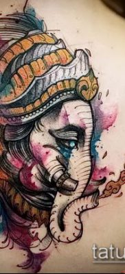 Фото тату Ганеша — 21072017 — пример — 033 Ganesha tattoo