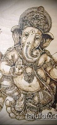 Фото тату Ганеша — 21072017 — пример — 035 Ganesha tattoo