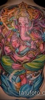 Фото тату Ганеша — 21072017 — пример — 041 Ganesha tattoo