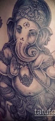 Фото тату Ганеша — 21072017 — пример — 046 Ganesha tattoo
