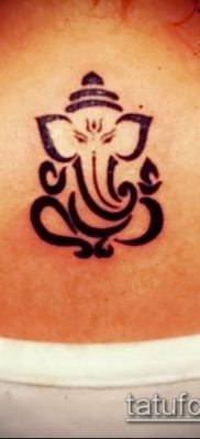 Фото тату Ганеша — 21072017 — пример — 047 Ganesha tattoo