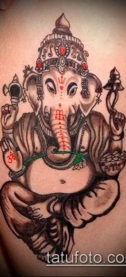 Фото тату Ганеша — 21072017 — пример — 049 Ganesha tattoo
