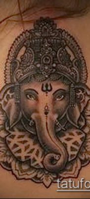 Фото тату Ганеша — 21072017 — пример — 050 Ganesha tattoo