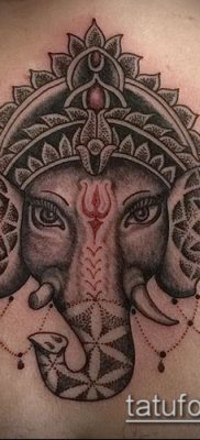 Фото тату Ганеша — 21072017 — пример — 056 Ganesha tattoo