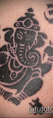 Фото тату Ганеша — 21072017 — пример — 057 Ganesha tattoo