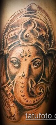 Фото тату Ганеша — 21072017 — пример — 060 Ganesha tattoo