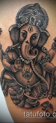 Фото тату Ганеша — 21072017 — пример — 062 Ganesha tattoo