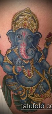 Фото тату Ганеша — 21072017 — пример — 063 Ganesha tattoo