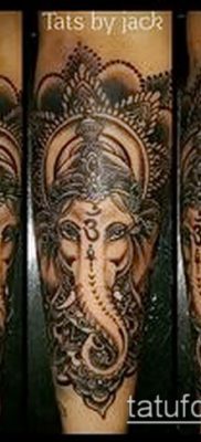 Фото тату Ганеша — 21072017 — пример — 066 Ganesha tattoo
