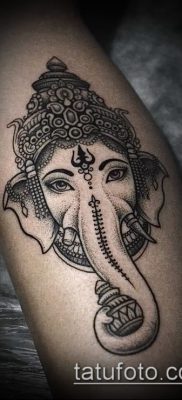 Фото тату Ганеша — 21072017 — пример — 067 Ganesha tattoo
