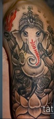 Фото тату Ганеша — 21072017 — пример — 079 Ganesha tattoo