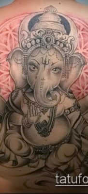 Фото тату Ганеша — 21072017 — пример — 082 Ganesha tattoo