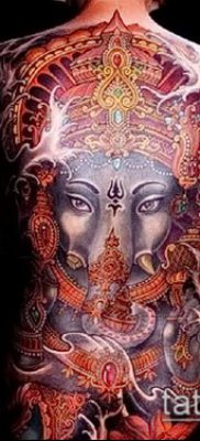 Фото тату Ганеша — 21072017 — пример — 084 Ganesha tattoo