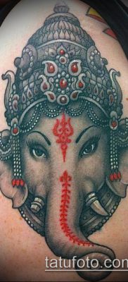 Фото тату Ганеша — 21072017 — пример — 085 Ganesha tattoo