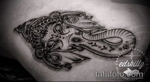 Фото тату Ганеша - 21072017 - пример - 088 Ganesha tattoo