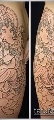 Фото тату Ганеша — 21072017 — пример — 090 Ganesha tattoo