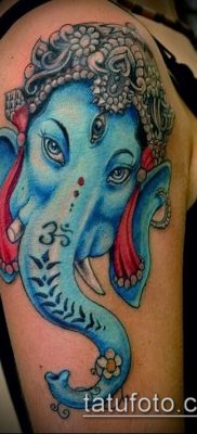 Фото тату Ганеша — 21072017 — пример — 091 Ganesha tattoo