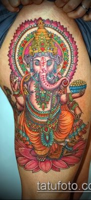 Фото тату Ганеша — 21072017 — пример — 093 Ganesha tattoo
