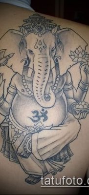 Фото тату Ганеша — 21072017 — пример — 095 Ganesha tattoo