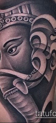 Фото тату Ганеша — 21072017 — пример — 096 Ganesha tattoo
