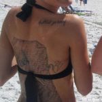 тату бикини №831 - интересный вариант рисунка, который хорошо можно использовать для доработки и нанесения как tattoo bikini