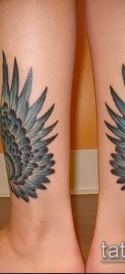 Фото тату крылья Гермеса — 06072017 — пример — 025 Tattoo wings of Hermes