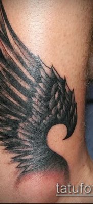 Фото тату крылья Гермеса — 06072017 — пример — 031 Tattoo wings of Hermes