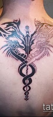 Фото тату крылья Гермеса — 06072017 — пример — 036 Tattoo wings of Hermes