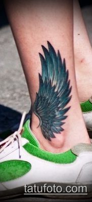 Фото тату крылья Гермеса — 06072017 — пример — 038 Tattoo wings of Hermes