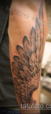 Фото тату крылья Гермеса — 06072017 — пример — 039 Tattoo wings of Hermes