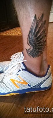 Фото тату крылья Гермеса — 06072017 — пример — 041 Tattoo wings of Hermes