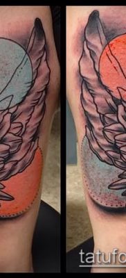 Фото тату крылья Гермеса — 06072017 — пример — 048 Tattoo wings of Hermes