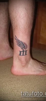 Фото тату крылья Гермеса — 06072017 — пример — 053 Tattoo wings of Hermes