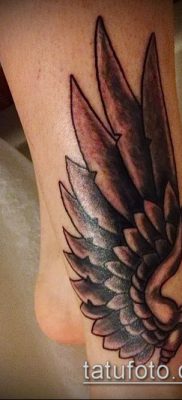Фото тату крылья Гермеса — 06072017 — пример — 057 Tattoo wings of Hermes