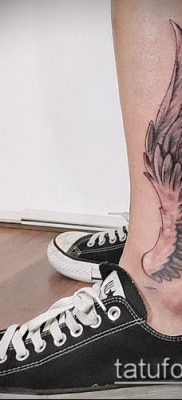 Фото тату крылья Гермеса — 06072017 — пример — 060 Tattoo wings of Hermes