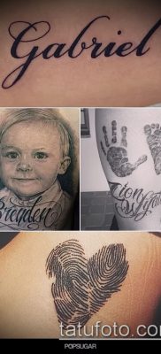 Фото тату портрет своего ребе — 01072017 — пример — 011 Tattoo portrait child_tatufoto.com