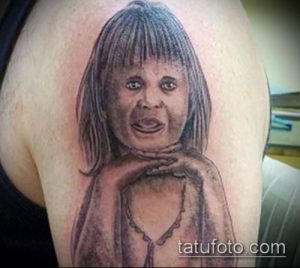 Фото тату портрет своего ребе - 01072017 - пример - 034 Tattoo portrait child_tatufoto.com