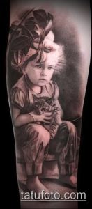 Фото тату портрет своего ребе - 01072017 - пример - 036 Tattoo portrait child_tatufoto.com