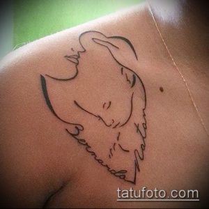 Фото тату портрет своего ребе - 01072017 - пример - 037 Tattoo portrait child_tatufoto.com