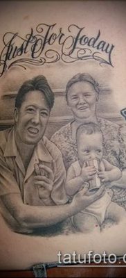 Фото тату портрет своего ребе — 01072017 — пример — 057 Tattoo portrait child_tatufoto.com