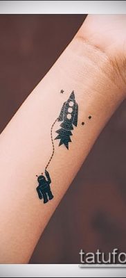 Фото тату ракета — 18072017 — пример — 072 Tattoo rocket