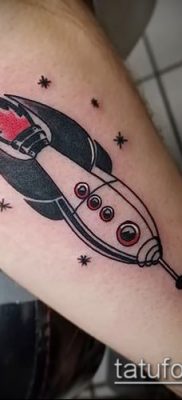 Фото тату ракета — 18072017 — пример — 079 Tattoo rocket