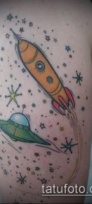 Фото тату ракета — 18072017 — пример — 082 Tattoo rocket